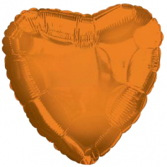 Шар Сердце, Оранжевый / Orange