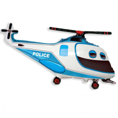 Шар Мини-фигура Вертолет полицейский / Police Helicopter (в упаковке)