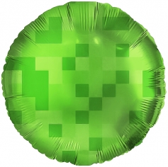 Шар Круг Пиксели, Зеленый