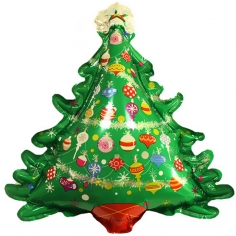 Шар Мини-фигура, Новогодняя елка (в упаковке)