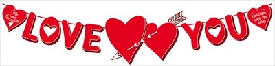 Гирлянда "Love you"