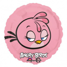 Шар Круг Angry Birds Розовая (в упаковке)