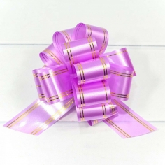 Бант-шар с золотой полосой Фиолетовый