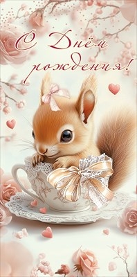 Конверт для денег ««С Днём рождения!» Милее тебя нет на свете