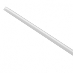 Трубочка полимерная для шаров, флагштоков и сахарной ваты БЕЛАЯ (диаметр 6 мм, длина 430 мм)