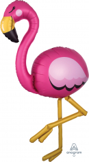 Шар Ходячая Фигура,Фламинго (в упаковке)